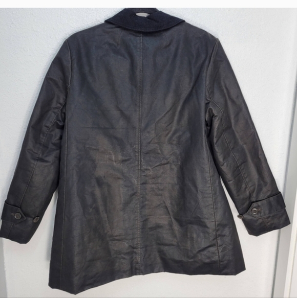 J Crew Coated Barn Jacket™  CN058 NWT $278 Washed Black Grey Combo - Picture 5 of 8